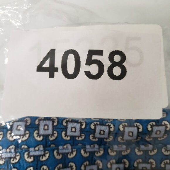 Lands End Womens Print Button Up Top Size 22W Blue Nautical Beach Office Career - Picture 7 of 8